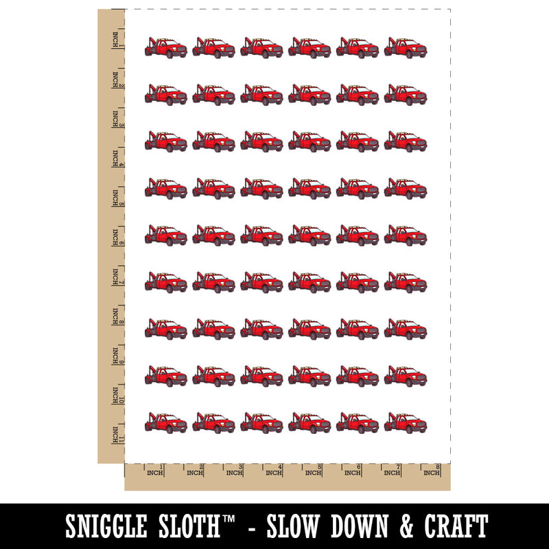Tow Truck Recovery Impound Towing Vehicle Wrecker Temporary Tattoo Water Resistant Fake Body Art Set Collection