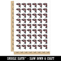 Tribal Native American Salmon Fish Totem Temporary Tattoo Water Resistant Fake Body Art Set Collection (1 Sheet)