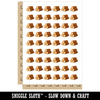 Wood Logs Lumber Pile Trees Temporary Tattoo Water Resistant Fake Body Art Set Collection (1 Sheet)