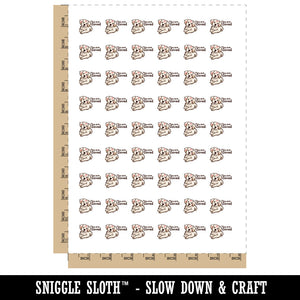 You Are Loved Puppy Lipstick Kisses Temporary Tattoo Water Resistant Fake Body Art Set Collection (1 Sheet)