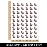 Asian Dragon Enjoying Cup of Tea Temporary Tattoo Water Resistant Fake Body Art Set Collection (1 Sheet)