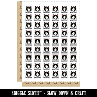 Bad Catitude Cat Temporary Tattoo Water Resistant Fake Body Art Set Collection (1 Sheet)