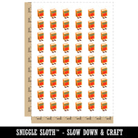 Book Nerd Book With Glasses Temporary Tattoo Water Resistant Fake Body Art Set Collection (1 Sheet)