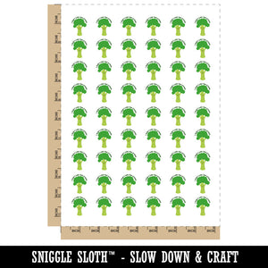 Broccoli I Don't Like You Either Temporary Tattoo Water Resistant Fake Body Art Set Collection (1 Sheet)