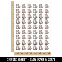 Coffee Me Cute Cat Drinking from Mug Temporary Tattoo Water Resistant Fake Body Art Set Collection (1 Sheet)
