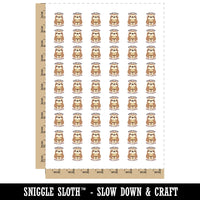 Feeling Slothy Need A Coffee Temporary Tattoo Water Resistant Fake Body Art Set Collection (1 Sheet)