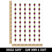 Frog in Sweater Temporary Tattoo Water Resistant Fake Body Art Set Collection (1 Sheet)