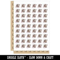 Good Kitty Possum Opossum Temporary Tattoo Water Resistant Fake Body Art Set Collection (1 Sheet)