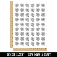Heart Spider Web Temporary Tattoo Water Resistant Fake Body Art Set Collection (1 Sheet)