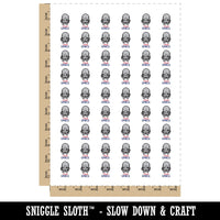 I Need Space Gray Alien Funny Temporary Tattoo Water Resistant Fake Body Art Set Collection (1 Sheet)