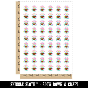 It's Not Hoarding if it's Yarn Knitting Crochet Temporary Tattoo Water Resistant Fake Body Art Set Collection (1 Sheet)
