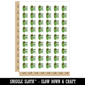 Kind of a Big Dill Pickle Temporary Tattoo Water Resistant Fake Body Art Set Collection (1 Sheet)
