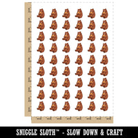 Mother Grizzly Bear with Baby Cub Temporary Tattoo Water Resistant Fake Body Art Set Collection (1 Sheet)