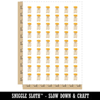 Mouse Holding Up Cheese Above Head Temporary Tattoo Water Resistant Fake Body Art Set Collection (1 Sheet)