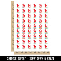 Party Animal Balloon Dog Temporary Tattoo Water Resistant Fake Body Art Set Collection (1 Sheet)