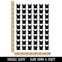 Peeking Scottish Terrier Dog Temporary Tattoo Water Resistant Fake Body Art Set Collection (1 Sheet)