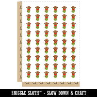 Pickle Bandit Outlaw Cowboy Temporary Tattoo Water Resistant Fake Body Art Set Collection (1 Sheet)