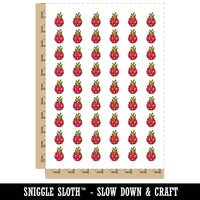 Pitaya Dragon Fruit Cactus Temporary Tattoo Water Resistant Fake Body Art Set Collection (1 Sheet)