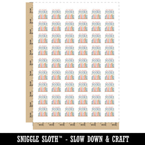 So Many Books So Little Time Temporary Tattoo Water Resistant Fake Body Art Set Collection (1 Sheet)