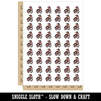 Tribal Native American Bear Totem Temporary Tattoo Water Resistant Fake Body Art Set Collection (1 Sheet)