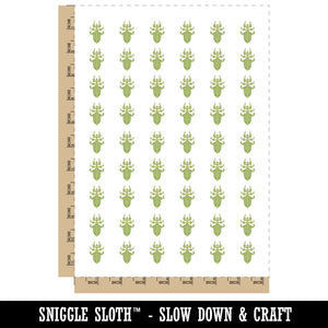 Walking Leaf Insect Bug Temporary Tattoo Water Resistant Fake Body Art Set Collection (1 Sheet)