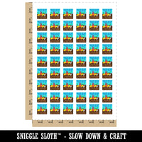 You're Never Too Old to Play in the Dirt Temporary Tattoo Water Resistant Fake Body Art Set Collection (1 Sheet)