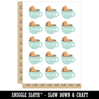Capyccino Capybara in Cappuccino Temporary Tattoo Water Resistant Fake Body Art Set Collection (1 Sheet)