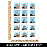 Casey Illinois Giant Chair Destination Stamp Temporary Tattoo Water Resistant Fake Body Art Set Collection (1 Sheet)
