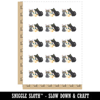 Clowder of Curious Cats Temporary Tattoo Water Resistant Fake Body Art Set Collection (1 Sheet)