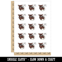 Coffee Bat Mug Sleep What's That Temporary Tattoo Water Resistant Fake Body Art Set Collection (1 Sheet)