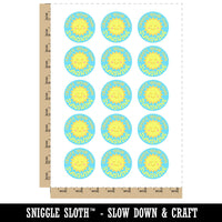 Create Your Own Sunshine Temporary Tattoo Water Resistant Fake Body Art Set Collection (1 Sheet)