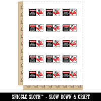 Danger Keeps Hands Clear Safety Equipment Warning Temporary Tattoo Water Resistant Fake Body Art Set Collection
