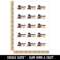 Enjoy the Journey Vacation Road Trip Car Luggage Temporary Tattoo Water Resistant Fake Body Art Set Collection