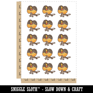 Excited Frilled Lizard Dragon Reptile Temporary Tattoo Water Resistant Fake Body Art Set Collection (1 Sheet)