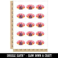 Full of Rage Screaming Fire Cat Temporary Tattoo Water Resistant Fake Body Art Set Collection (1 Sheet)