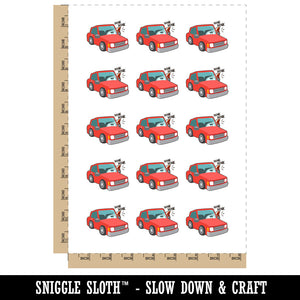 Honk Honk Angry Goose In Car Temporary Tattoo Water Resistant Fake Body Art Set Collection (1 Sheet)