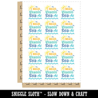 I Need Vitamin Sea Temporary Tattoo Water Resistant Fake Body Art Set Collection (1 Sheet)