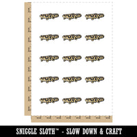 Jolly Western Tiger Salamander Amphibian Temporary Tattoo Water Resistant Fake Body Art Set Collection (1 Sheet)