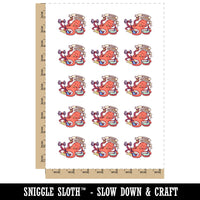 Master Multitasker Multitasking Octopus Tentacles Temporary Tattoo Water Resistant Fake Body Art Set Collection