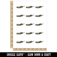 Monarch Caterpillar Butterfly Bug Temporary Tattoo Water Resistant Fake Body Art Set Collection (1 Sheet)