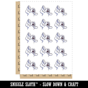 Thumbs Down Jeering Strongly Disagree Temporary Tattoo Water Resistant Fake Body Art Set Collection (1 Sheet)