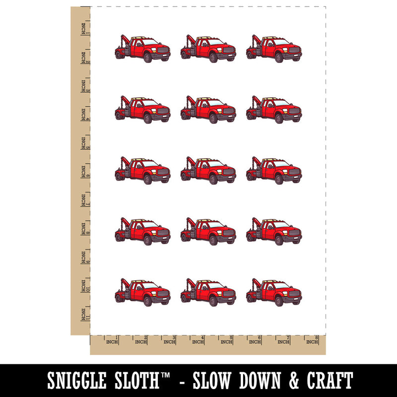 Tow Truck Recovery Impound Towing Vehicle Wrecker Temporary Tattoo Water Resistant Fake Body Art Set Collection