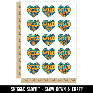 Wild At Heart Tropical Hiking Camper Nature Temporary Tattoo Water Resistant Fake Body Art Set Collection (1 Sheet)