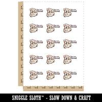 You Are Loved Puppy Lipstick Kisses Temporary Tattoo Water Resistant Fake Body Art Set Collection (1 Sheet)