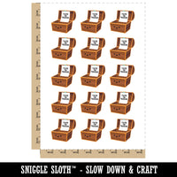 You're the Treasure Chest Funny Compliment Temporary Tattoo Water Resistant Fake Body Art Set Collection (1 Sheet)