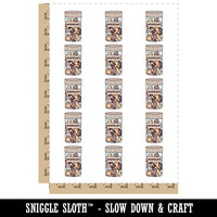 Antidepressants Cats in Pill Bottle Temporary Tattoo Water Resistant Fake Body Art Set Collection (1 Sheet)
