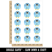 Bird Nerd Temporary Tattoo Water Resistant Fake Body Art Set Collection (1 Sheet)