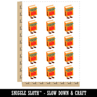 Book Nerd Book With Glasses Temporary Tattoo Water Resistant Fake Body Art Set Collection (1 Sheet)