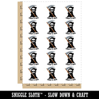 Creep It Real Grim Reaper Temporary Tattoo Water Resistant Fake Body Art Set Collection (1 Sheet)