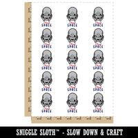 I Need Space Gray Alien Funny Temporary Tattoo Water Resistant Fake Body Art Set Collection (1 Sheet)